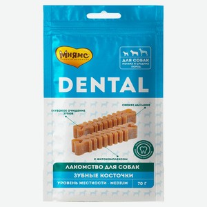 Лакомство для собак «Мнямс» Dental Зубные косточки, 70 г