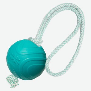 Игрушка для собак GAMMA Гав Гамыч Мячик с веревкой, 75 мм