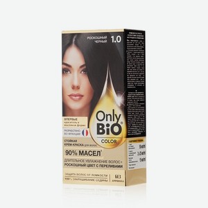 Крем - краска для волос Only Bio Color 1.0 , Роскошный черный , 115мл. Цены в отдельных розничных магазинах могут отличаться от указанной цены.