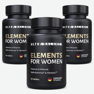 Витамины для женщин UltraBalance женские мультивитамины бад витаминный комплекс для взрослых 180 таблеток