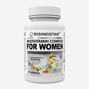 БАД Risingstar Мультивитаминный комплекс для женщин 60 таблеток