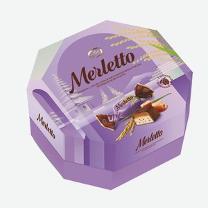 Набор конфет «Merletto» с воздушным рисом, г.Курск, «КОНТИ», 150 г