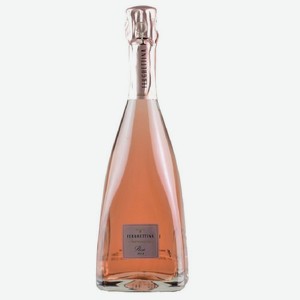 Вино игристое выдержанное брют Франчакорта Фергеттина Розе Брют розовое 0,75л., 13%
