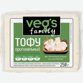 Тофу оригинальный VEGS Family 250г