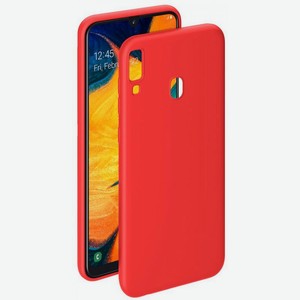 Чехол Deppa Gel Color Case для Samsung Galaxy A20 (2019) / A30 (2019) красный PET синий 87217