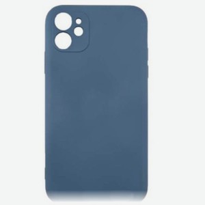 Чехол защитный mObility софт тач для iPhone 11 (синий) УТ000020650