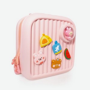 Детский туристический рюкзак 29х18х28 см розовый