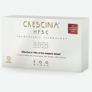 Лосьон для стимуляции роста волос Crescina Transdermic HFSC 500 для женщин 20+20 3,5 мл*40