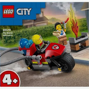 Конструктор с 4 лет 60410 Лего город пожарно-спасат мотоцикл Лего к/у, 1 шт