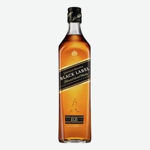 Виски шотландский Johnnie Walker Black Label, 0.7л Великобритания