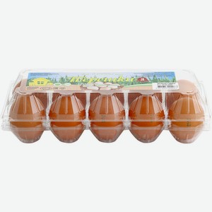 Яйца куриные Гомельская птицефабрика С2 10 шт пластик