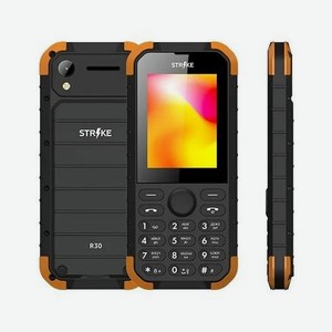 Мобильный телефон STRIKE R30 BLACK ORANGE Витринный образец
