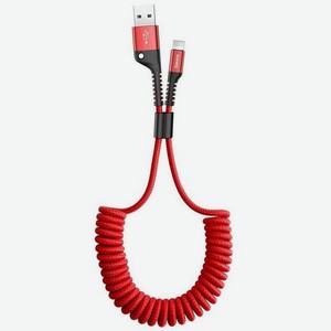 Кабель Baseus Fish Eye Spring USB - Lightning Red CALSR-09