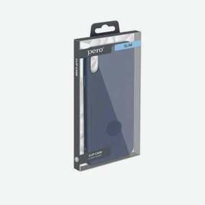 Чехол клип-кейс PERO LIQUID SILICONE для Apple iPhone 11 серый