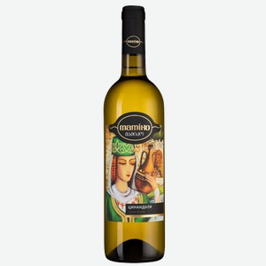 Вино Мамико Цинандали бел/сух Грузия 11,5% 0,75л