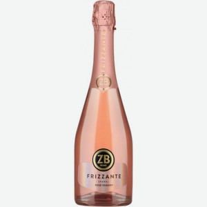 Вино игристое ZB Frizzante Rose Semidry розовое полусухое 10% 0,75 л