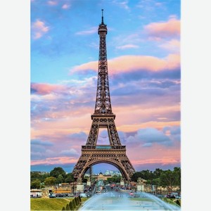 Алмазная мозаика 22х32 см Символ Парижа на закате AS22080