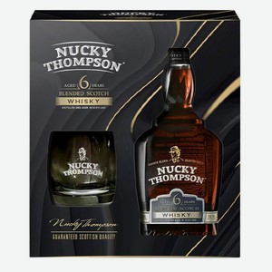 Виски Наки Томпсон (Nucky Thompson) купажированный 6 лет 40% 0,7л А,1,2,6