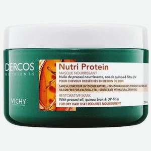 Маска для секущихся и поврежденных волос DERCOS NUTRIENTS Nutri Protein Vichy, 250 мл