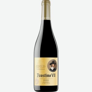 Вино FAUSTINO VII Темпранильо выдерж. кр. сух., Испания, 0.75 L