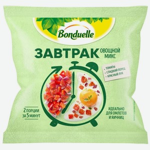 Bonduelle Замороженный овощной микс Завтрак с томатами, 200 г