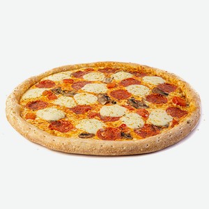 Пицца Итальянская с моцареллой и пепперони с сырным бортом на традиционном тесте 40 см