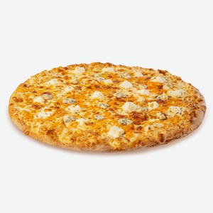 Пицца 6 сыров на тонком тесте 30 см
