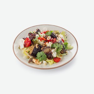Салат с баклажанами и фетой