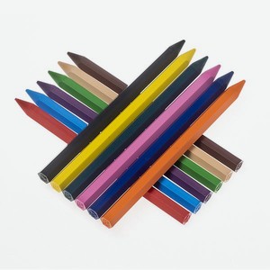 Карандаши Jovi пластиковые шестигранные 12 цветов в коробке с европодвесом