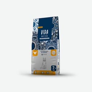 VIDA Nativa корм для взрослых кошек с курицей и черникой (320 гр)