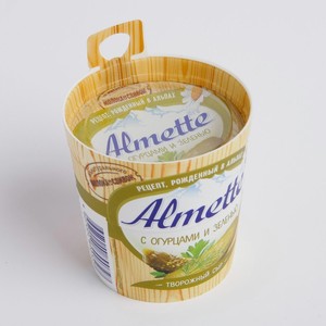 Сыр творожный ALMETTE c огурцами и зеленью, 150 г