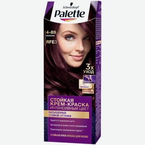 Крем-краска для волос Palette Стойкая Интенсивный цвет RFE3 баклажан 4-89, 110 мл