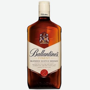 Виски Баллантайнс Файнест шотландский купажированный 40% 1л А,1,2,6