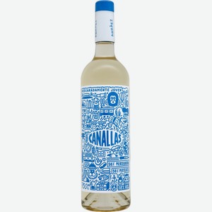 Вино CANALLAS Валенсия DO Мерсегера Москатель бел. сух., Испания, 0.75 L