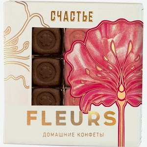 Конфеты Счастье Les Felurs шоколадные, 100г Россия