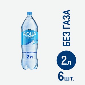 Вода Aqua Minerale питьевая негазированная, 2л x 6 шт Россия