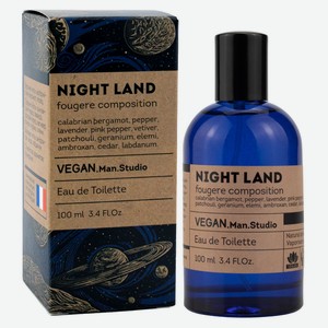 Туалетная вода мужская Vinci Vegan Studio Night Land, 100 мл