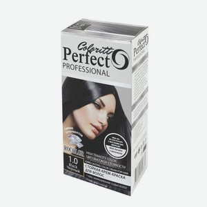 Стойкая крем-краска Perfecto coloritto для волос тон 1.0 черный