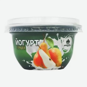 Йогурт 2,5% сладкий с грушей, пл/стакан Лебедевская АФ 130гр.