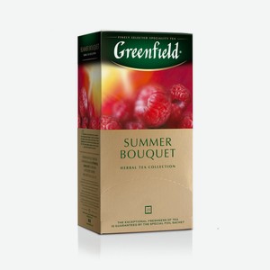 Чай травяной Greenfield Summer Bouquet в пакетиках, 25х2г