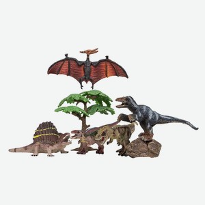 Набор динозавры и драконы для детей Мир динозавров (7 предметов), 0.42 кг