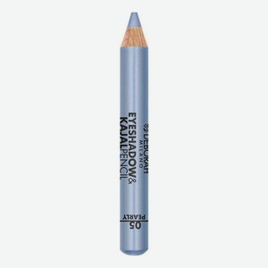 Тени-карандаш для век 2 в 1 Eyeshadow & Kajal Pencil 2г: 05 Light Blue Pearly
