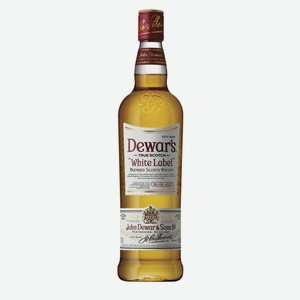 Виски  Дюарс Белая Этикетка  шотландский купажированный 0,7л 40%