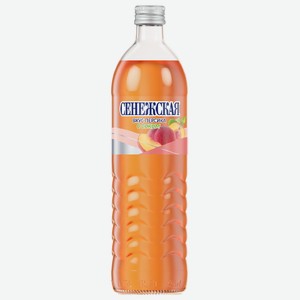 Напиток газированный Сенежская фруктовая Персик 0,75л