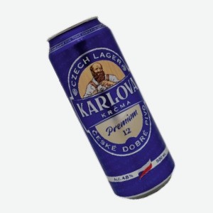 Пиво  Карлова Крчма , премиум, светлое, фильтрованное, 4,8%, 0,5 л