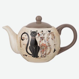 Чайник заварочный Парижские коты 900мл Agness (358-1723)