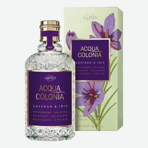 4711 Acqua Colonia Saffron & Iris: одеколон 170мл