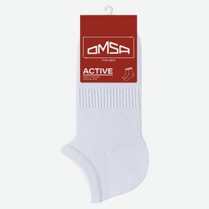Носки мужские OMSA for MEN Active укороченные Bianco, р 36-38