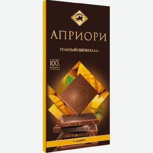 Шоколад темный с манго 100г Априори