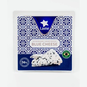Сыр с голубой плесенью Блю чиз Laime 56% 0.09 кг